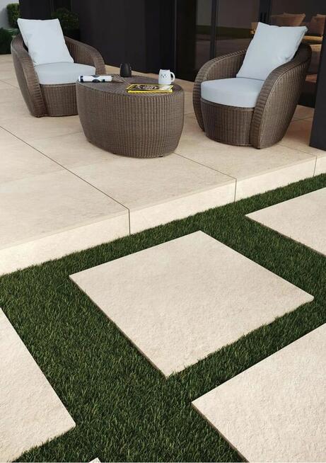 Płyty tarasowe, mrozoodporne, zewnętrzna 60x60 Tacoma sand