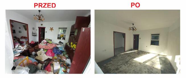 Wywóz śmieci utylizacja gruzu mebli opróżnianie mieszkań