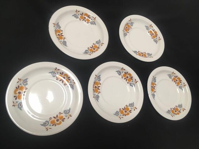 PRL stare talerzyki talerze WAWEL