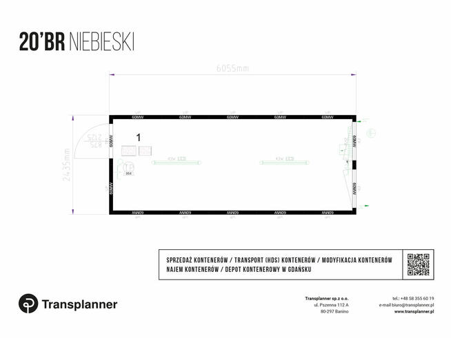Sprzedam nowy kontener biurowy