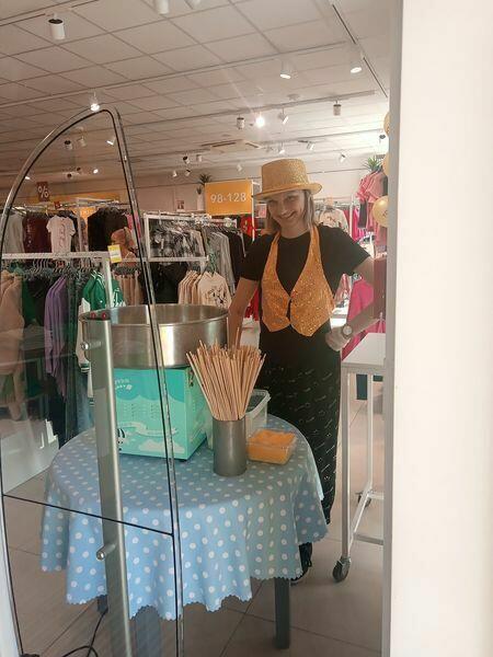 stanowisko z watą cukrową i popcornem wynajem