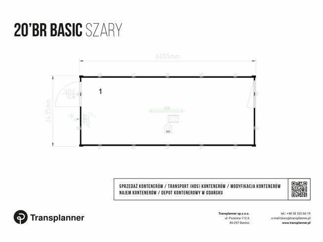 Nowy kontener biurowy - sprzedam