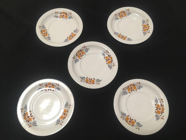 PRL stare talerzyki talerze WAWEL