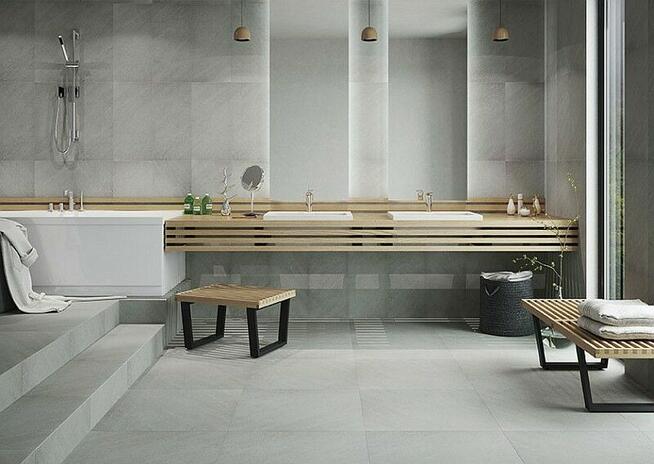 Płytki do garażu, kotłowni szare 60x60 gat.1 Campina marengo