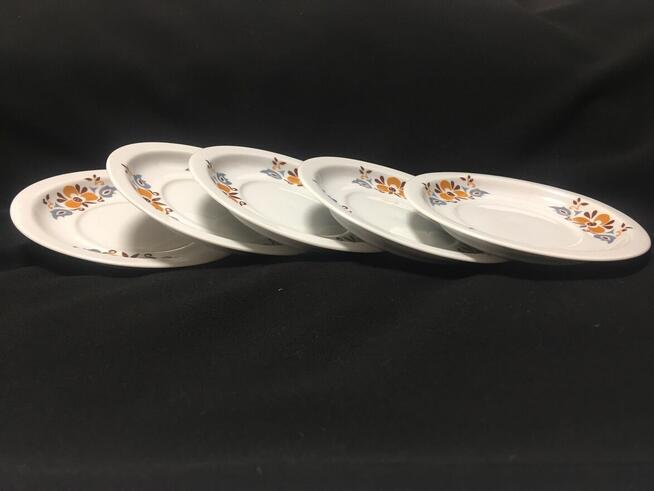 PRL stare talerzyki talerze WAWEL