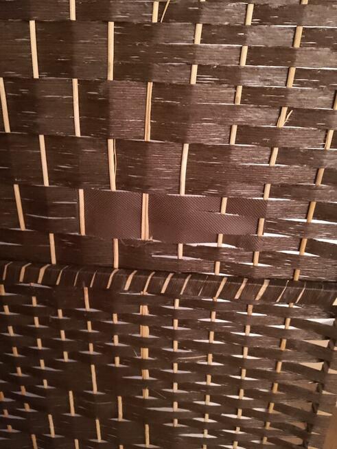 Parawan dwustronny drewniany 4 - skrzydłowy