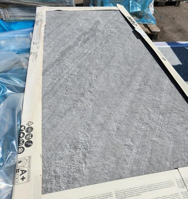 Ceramiczne płyty zewnętrzne do ogrod 120x60 Testo gris gat.2