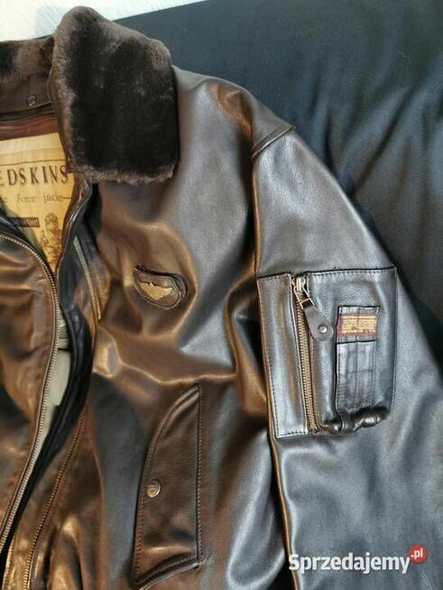 REDSKINS Orygin.Kurtka skórzana Pilotka Bomberka XL JAK NOWA
