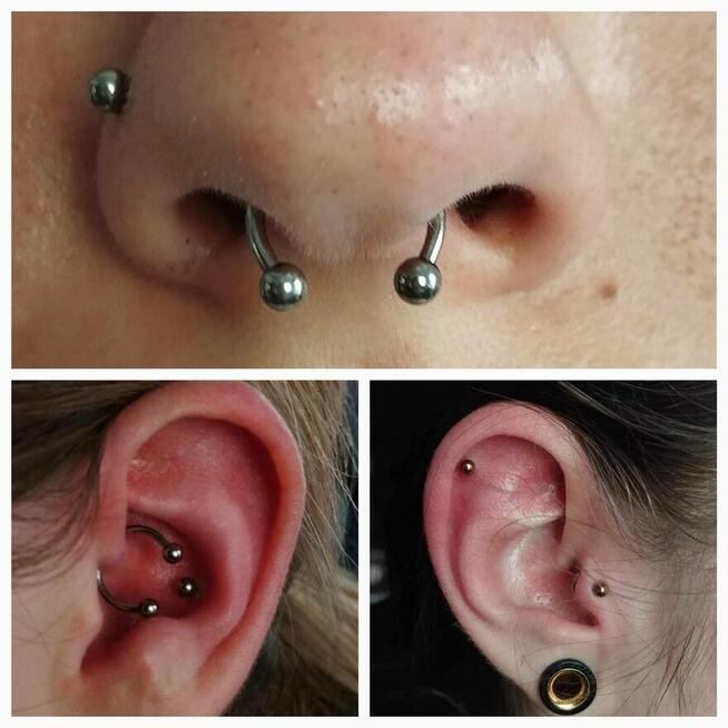 Piercing, przebijanie uszu, przekłuwanie, Lobe, nostril,