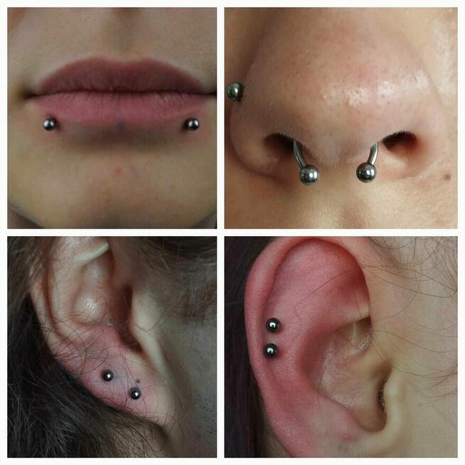 Piercing, przebijanie uszu, przekłuwanie, Lobe, nostril,