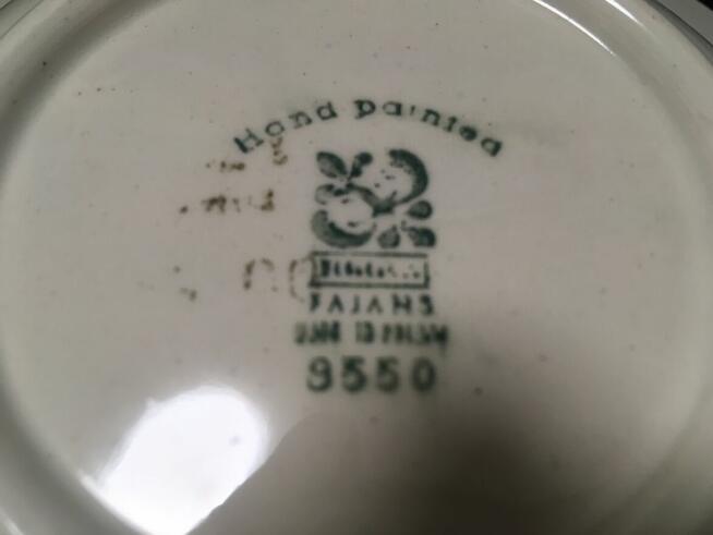 PRL stary talerzyk talerz Fajans Włocławek