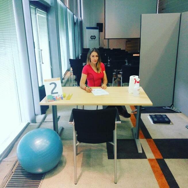 Wynajem dietetyka analizatora składu ciała fizjoterapeuty