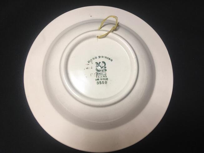 PRL stary talerzyk talerz Fajans Włocławek