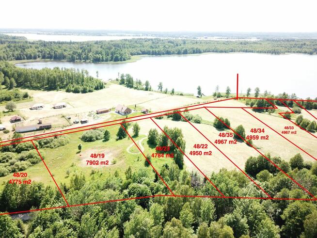 Działka z linią brzegową, Szwałk, Puszcza Borecka