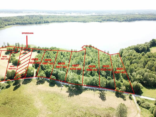 Działka z linią brzegową, Szwałk, Puszcza Borecka