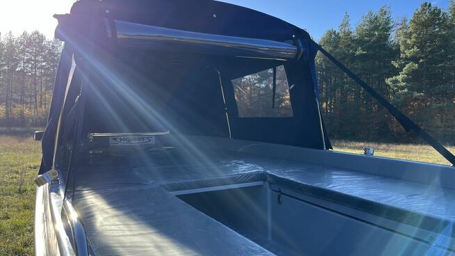 Łódź wędkarska z NAMIOTEM dł. 430 - tanio, sprawdzona firma!