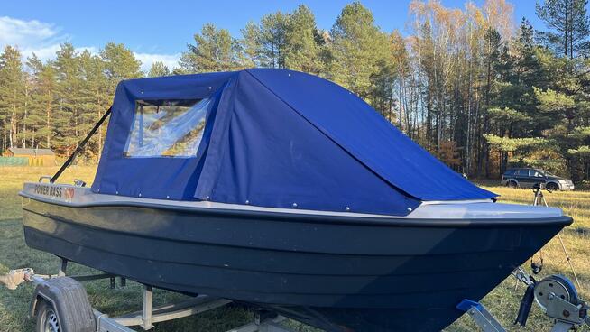 Łódź wędkarska z NAMIOTEM dł. 430 - tanio, sprawdzona firma!