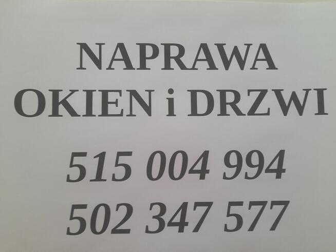 Regulacja - Naprawa OKIEN - DRZWI