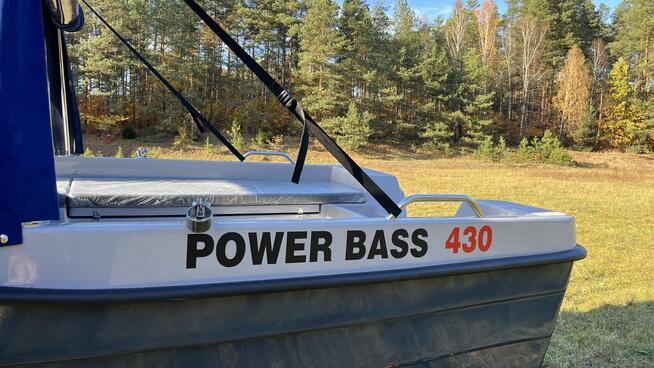 Łódź wędkarska z NAMIOTEM dł. 430 - tanio, sprawdzona firma!