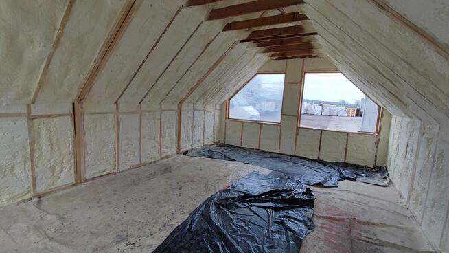 Izolacje Natryskowe, Ocieplanie pianą PUR