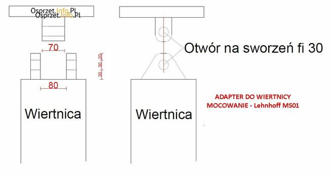 ADAPTER MOCOWANIE WIERTNICY Lehnhoff MS01