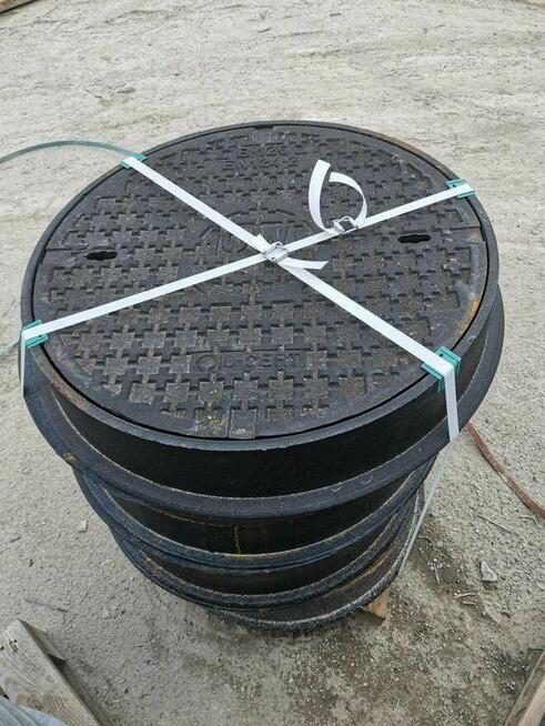 właz kompozytowy do studni fi 600 pokrywa szamba dekiel