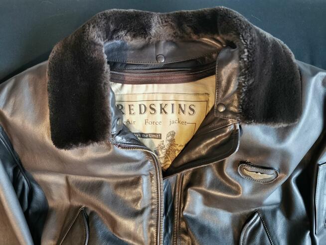 REDSKINS Orygin.Kurtka skórzana Pilotka Bomberka XL JAK NOWA