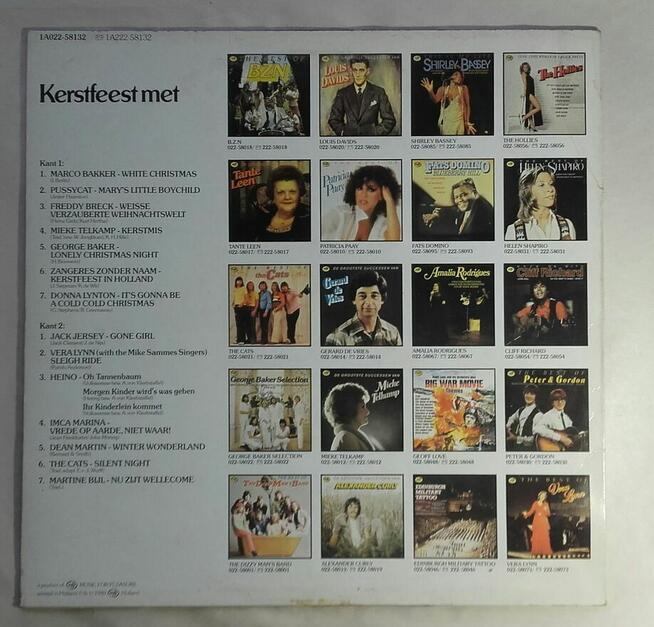 Holenderskie Kolędy różnych wykonawców. winyl 1980 r.