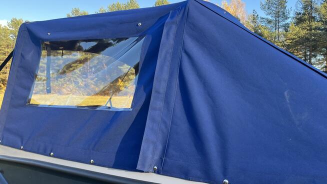 Łódź wędkarska z NAMIOTEM dł. 430 - tanio, sprawdzona firma!