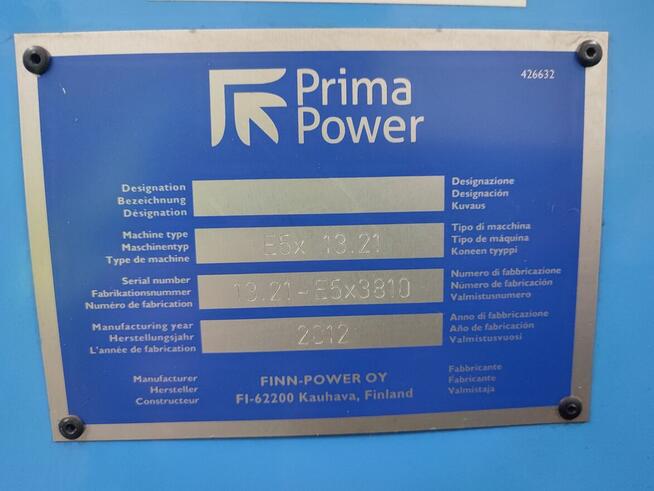 Wykrawarka rewolwerowa E5x PRIMA POWER