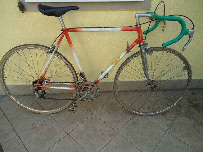 Oryginalny kolekcjonerski rower szosowy kolarka-Campagnolo