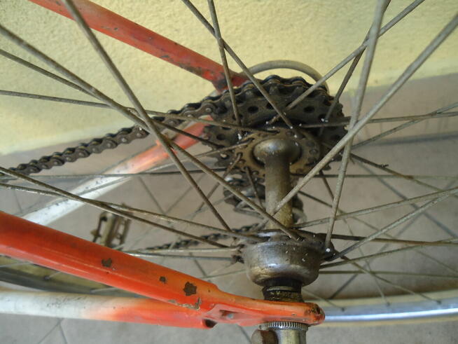 Oryginalny kolekcjonerski rower szosowy kolarka-Campagnolo