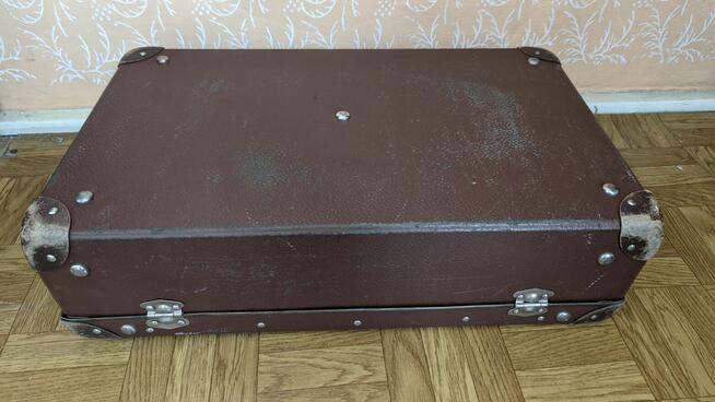 Walizka PRL Vintage Retro Brązowa Stan dobry