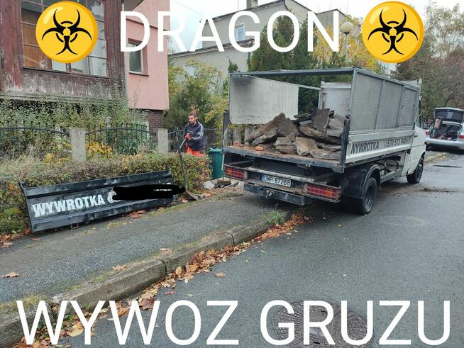 DRAGON Tania Wywrotka, Transport, Wywóz Gruzu, Drewno, Odpady