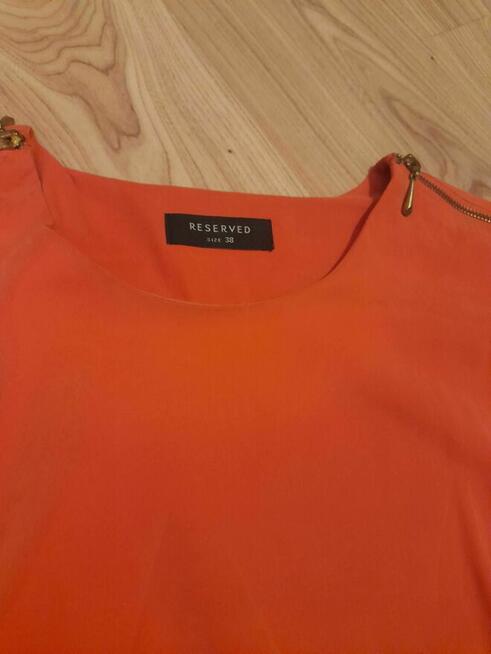 Y2K Reserved Sukienka mini Tunika pomarańczowa r. 38 / M