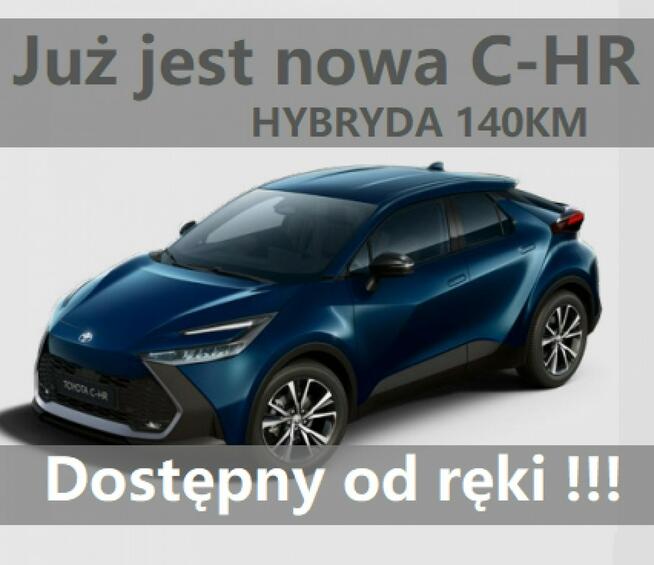 Toyota C-HR Nowa 140KM Hybryda Już jest dostępna od ręki ! Wersja Style 1733 zł