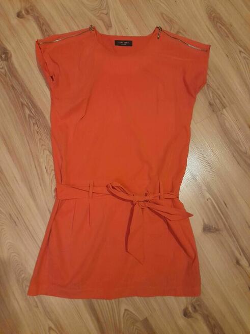 Y2K Reserved Sukienka mini Tunika pomarańczowa r. 38 / M