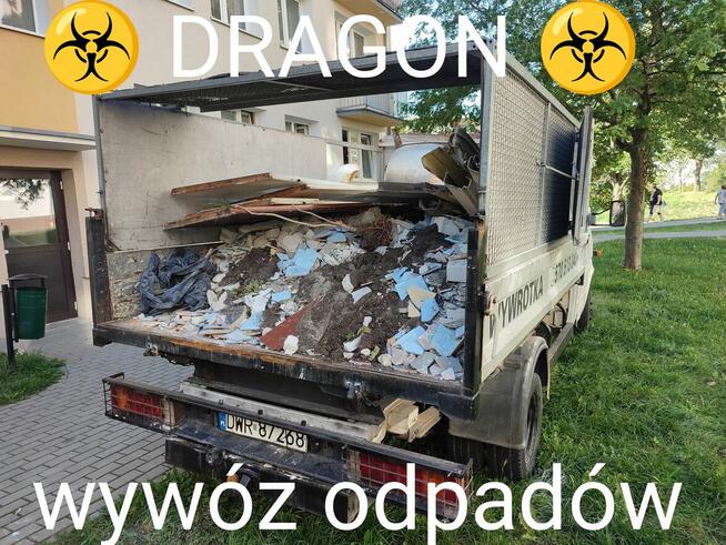 DRAGON Tania Wywrotka, Transport, Wywóz Gruzu, Drewno, Odpady