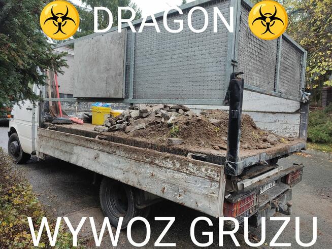 DRAGON Tania Wywrotka, Transport, Wywóz Gruzu, Drewno, Odpady