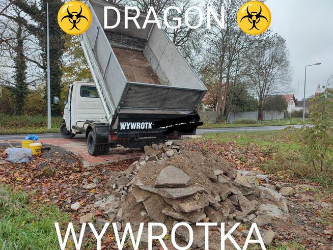 DRAGON Tania Wywrotka, Transport, Wywóz Gruzu, Drewno, Odpady