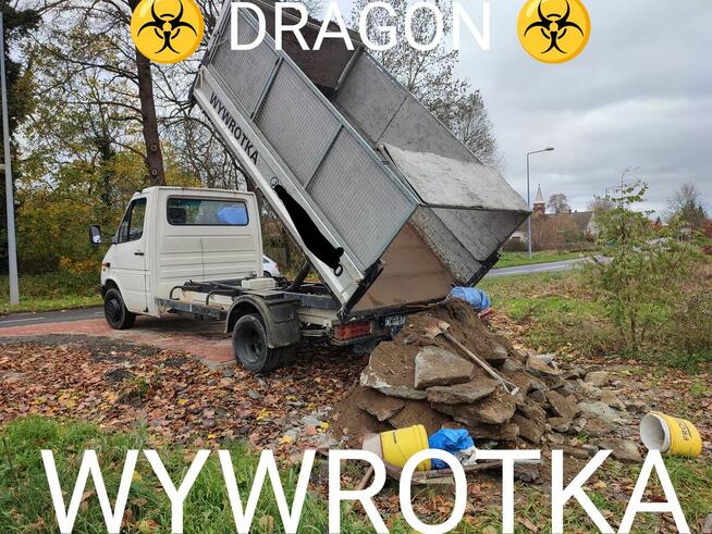 DRAGON Tania Wywrotka, Transport, Wywóz Gruzu, Drewno, Odpady