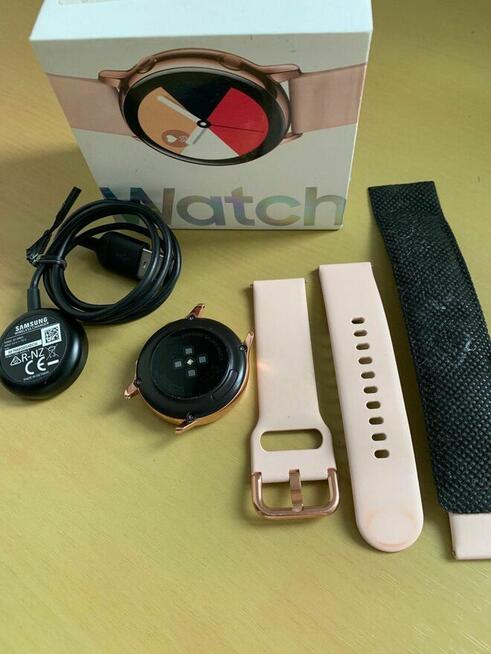 POWYSTAWOWY Smartwatch SAMSUNG Galaxy Watch Active Gold