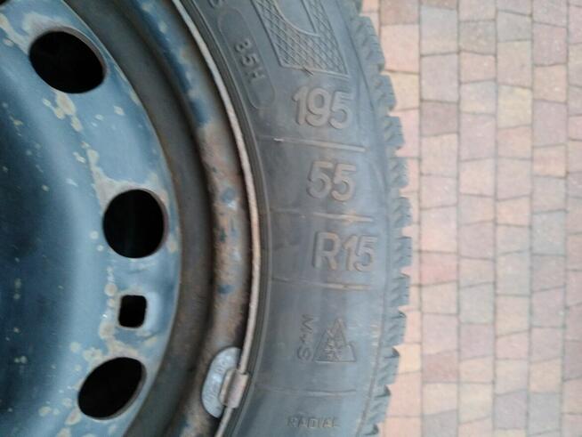 koła (felgi stalowe) opony zimowe firmy Kleber 195/55 R15