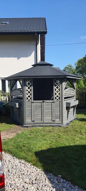 Altana altany ogrodowe sześciokątne wiaty zadaszenia pergole