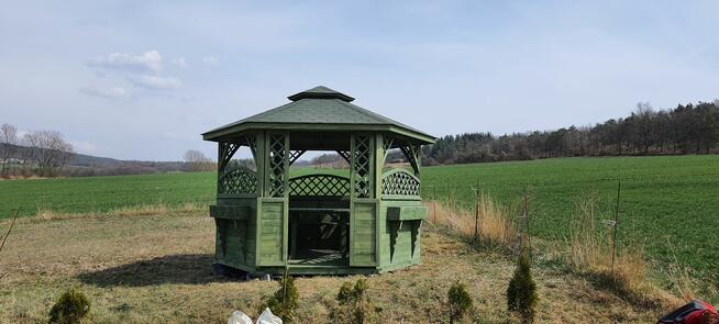 Altana altany ogrodowe sześciokątne wiaty zadaszenia pergole