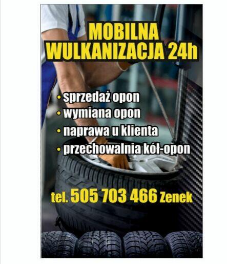 Wulkanizacja mobilna ,awarie