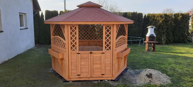 Altana altany ogrodowe sześciokątne wiaty zadaszenia pergole