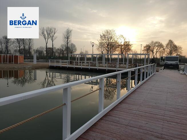 Pomosty drewniane stałe na palach wbijanych w dno producent