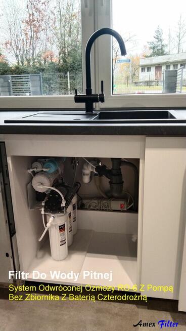 Filtr do wody odwrócona osmoza bez zbiornika