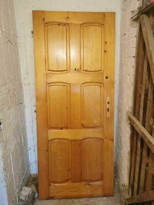 drzwi drewniane lewe